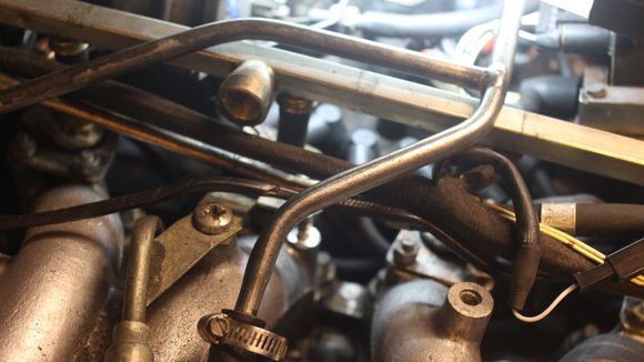 The 'Y' Pipe isn't leaking and is nowhere near the Injector which is just underneath that fitting where the Thermal Switch Screws in
