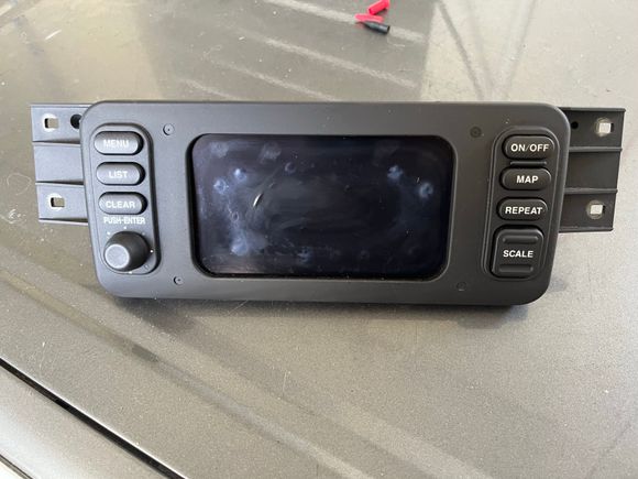 So, here's the extra display I had lying around. (Actually this is the one that was in the car, but used this one to take pictures after the fact.) 