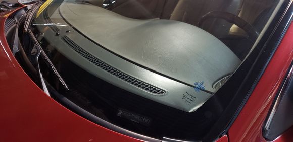 Panel painted in SATIN Otter Brown