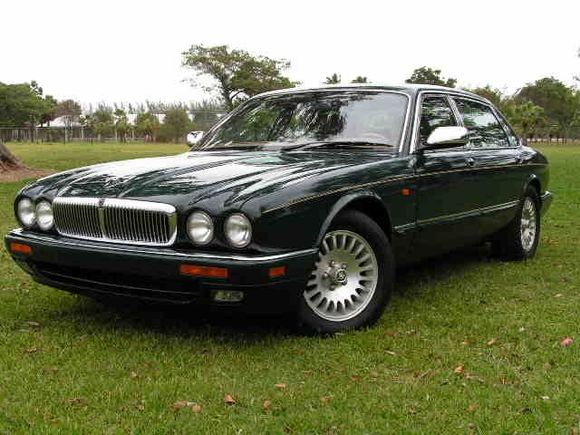 "My other car is a Jaguar"    1995   Vanden Plas XJ6