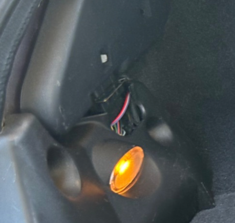 Cover part missing and wiring open.