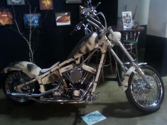 Custom paint looked like Birch Bark.  Very nice.
