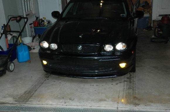 in the garage, my moms...