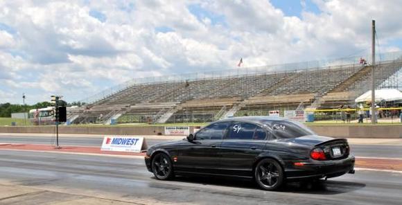 At the drag strip