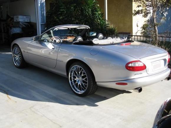 This was the first phase of the transformation.  Mina gallery Exaust, Upgraded supercharger pulley and 20 inch ADR wheels.