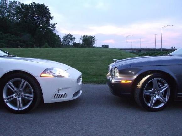 Face off ... Lady Growler and The Grim Leaper.