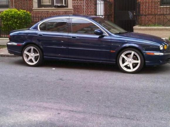 new wheels 18x 17.5 wrapped in 225 40 18 michelin piolt sport s tires