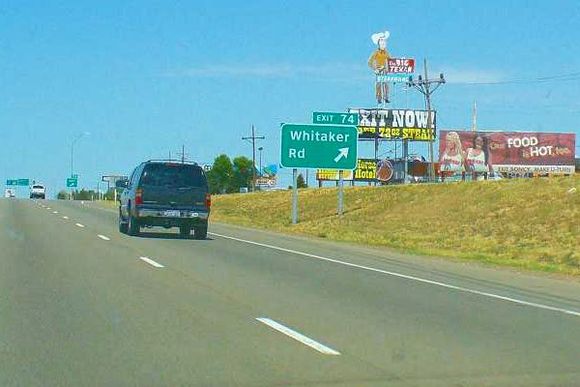 The Big Texan, where you can get a 72 oz steak for free if you can eat it in less than one hour.