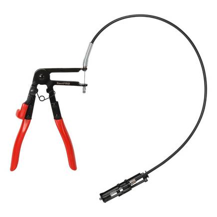 Remote hose clamp tool