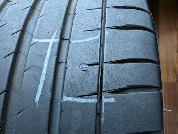 Wheel 1 (Front) -- tire patch