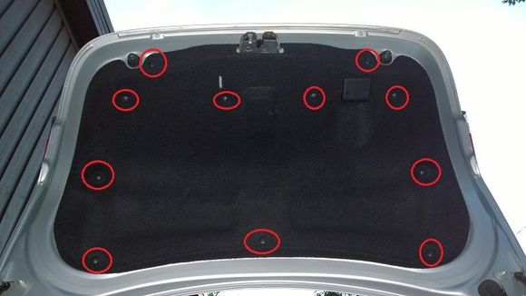 Jaguar XF trunk liner