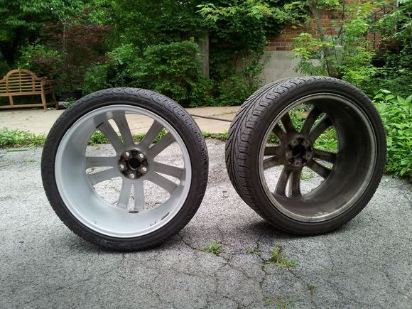 before and after restoration with elbow grease