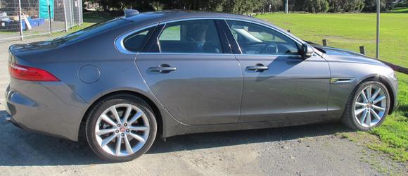 2017 XF 2lt in metallic grey - nice looking car.