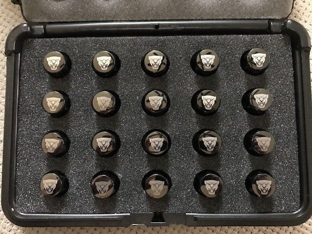 Wheels and Tires/Axles - Black Growler Wheel Nuts - Used - 2013 to 2020 Jaguar F-Type - Waterford, MI 48328, United States