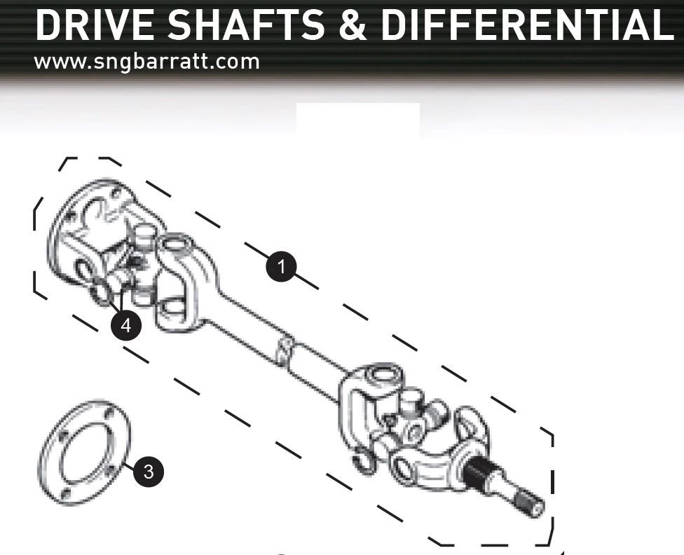 Rear Drive shaft joint excessively worn resulting in up and down
