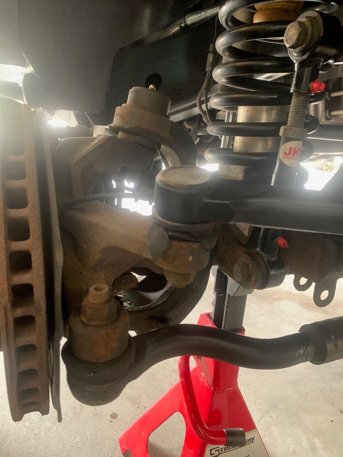 JKS drag link boot failure repair options? The top