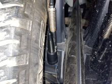 CB and GMRS Antenna mounts on the spare tire carrier