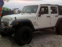 Carolina Beach, right before the Careless and Reckless for driving in a circle at 5 mph waiting for friends to catch up. Note to self - park the jeep if police are out.