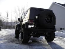 back view of jeep