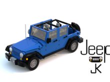Jeep Wrangle JK Lego
