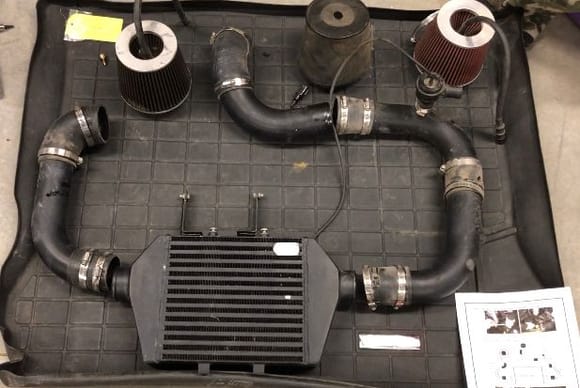 Ripp Mods Intercooler with air piping/filter/etc