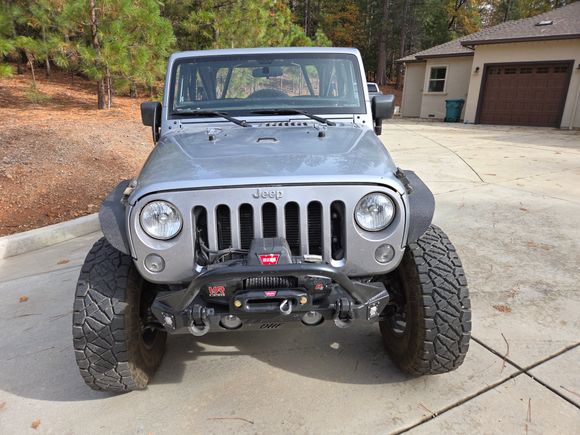 Outta Hand Fabrication Bumper and Warn Winch
