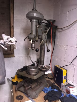 I need a safe place for my stator, somewhere it won't move....one giant magnet meet my cast iron drill press table