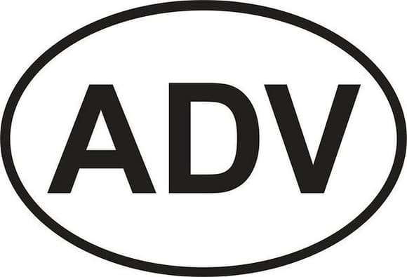 ADV sticker
