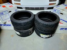 Got some rubber for those works rims