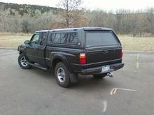 It has a towing package.