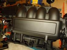 New finish on the intake