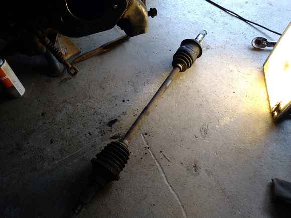 cv axle out