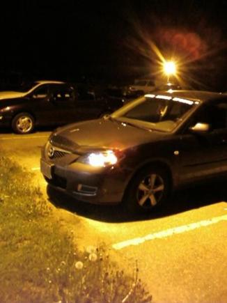 my car at work