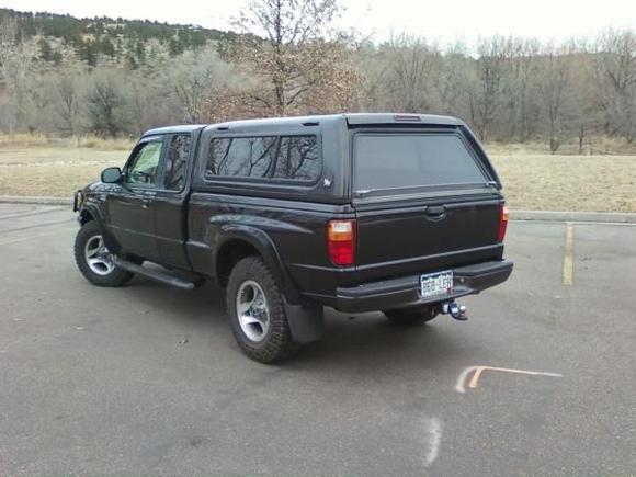 It has a towing package.