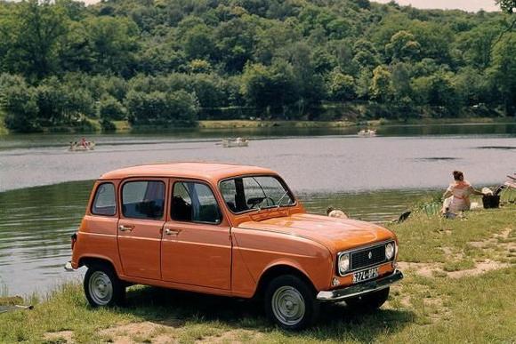 Renault4. The green one lasted 7 years and was replaced with an orange one.
