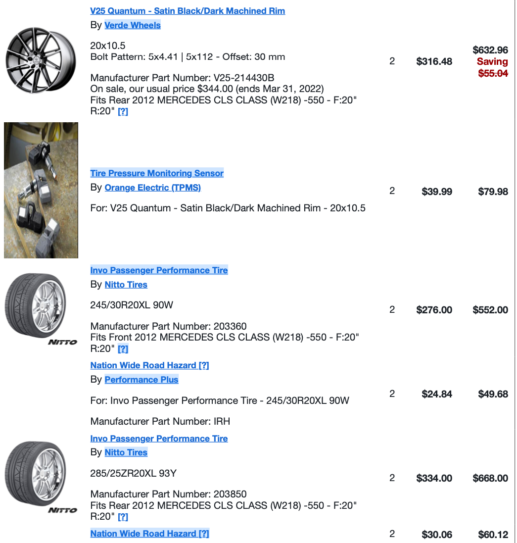 Wheels and Tires/Axles - Aftermarket 20" wheels and tires used on 2012 CLS550 - Used - All Years  All Models - Pinckney, MI 48169, United States