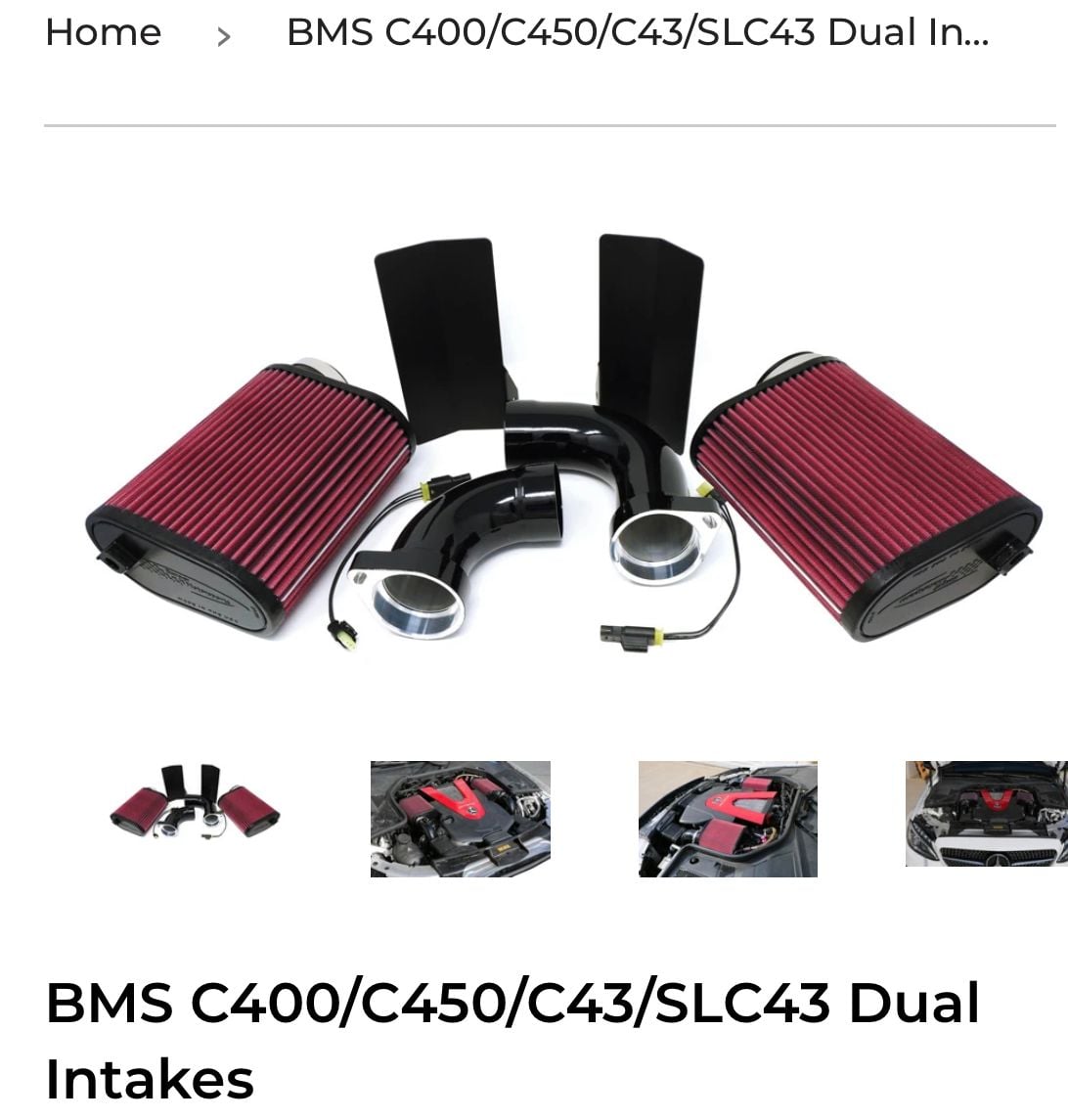 Engine - Power Adders - JB4 tuner w/ Bluetooth connection and a BMS dual intake - Used - 2015 to 2020 Mercedes-Benz C43 AMG - 2015 to 2020 Mercedes-Benz C400 - 2015 to 2020 Mercedes-Benz C450 AMG - Boca Raton, FL 33486, United States
