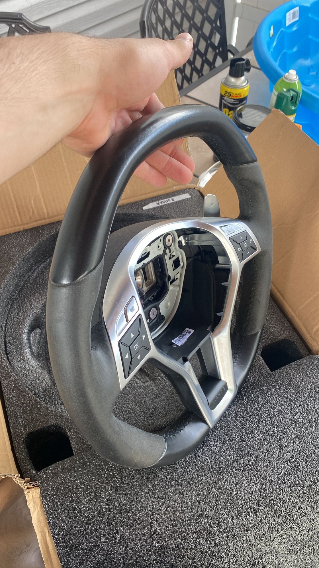 Steering/Suspension - Amg alcantara oem performance package steering wheel - Used - All Years Mercedes-Benz All Models - New York, NY 11356, United States