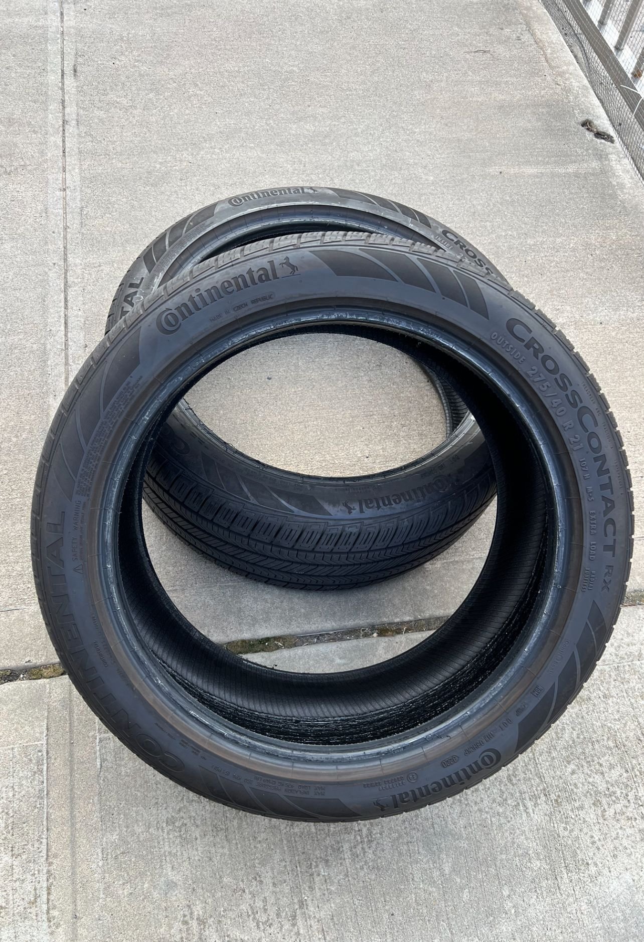 Wheels and Tires/Axles - 275/40/21 Continental CrossContact Rx tires EQS sedan / w223 S class - Used - -1 to 2025  All Models - Brooklyn, NY 11223, United States