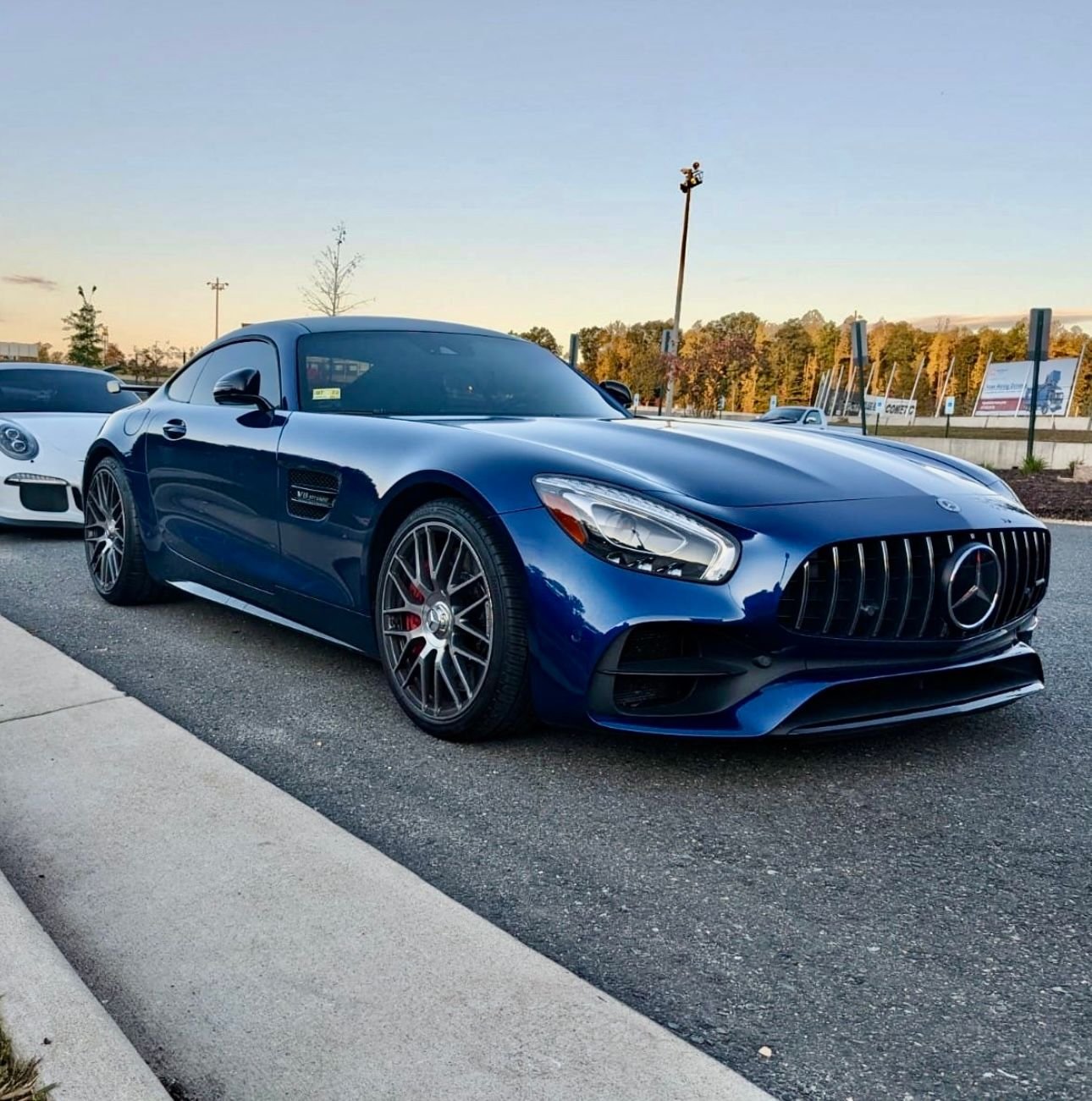 2018 Mercedes-Benz AMG GT C - FS: 2018 Mercedes AMG GT C Coupe - Used - VIN WDDYJ8AA0JA021373 - 54,500 Miles - 8 cyl - 2WD - Automatic - Coupe - Blue - Arlington, VA 22206, United States