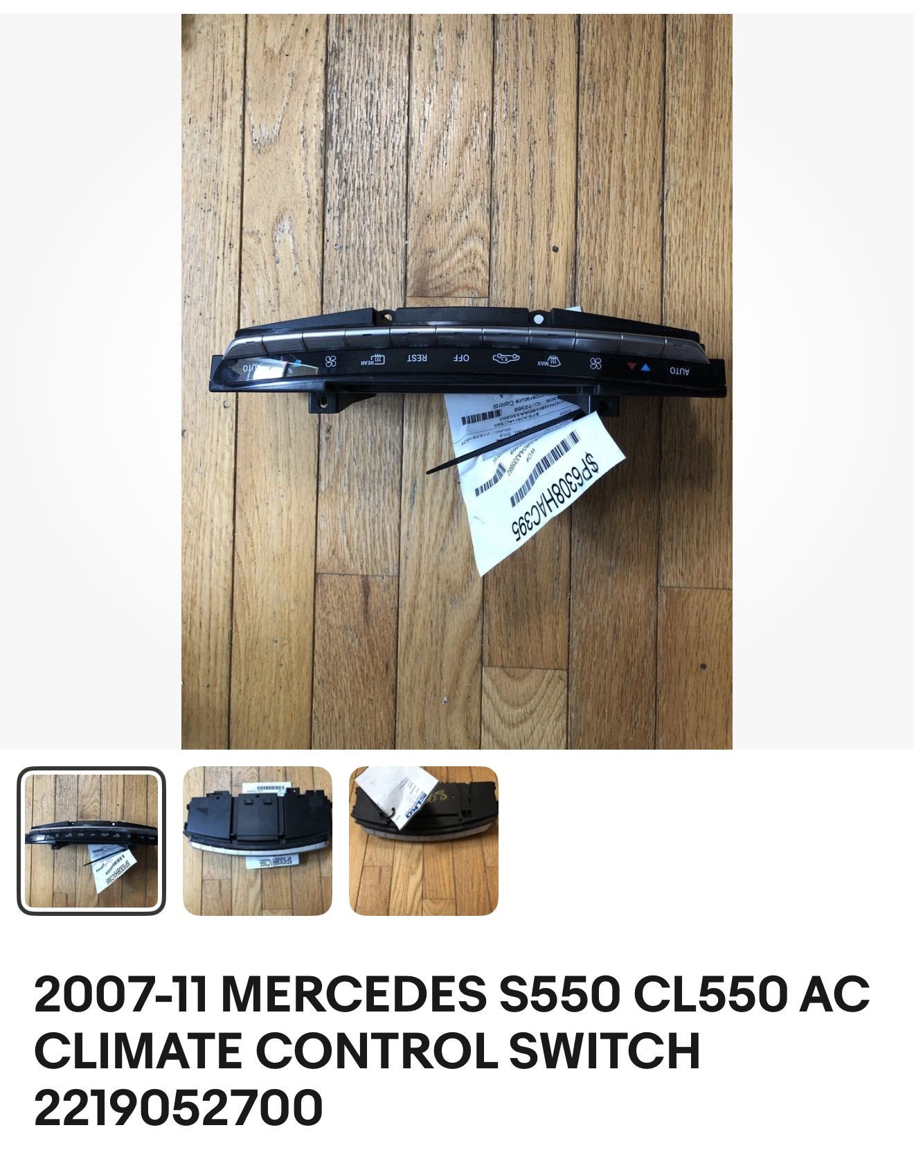 The newest part # for this controller as per Mercedes 