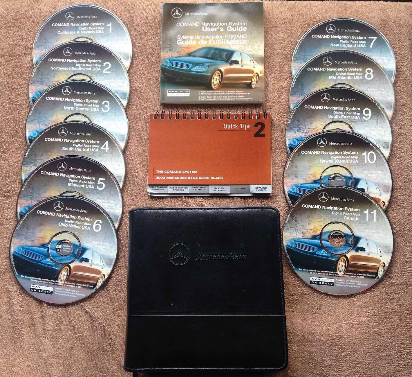 Audio Video/Electronics - COMAND Navigation System CDs complete set - Used - 0  All Models - Benton, PA 17814, United States