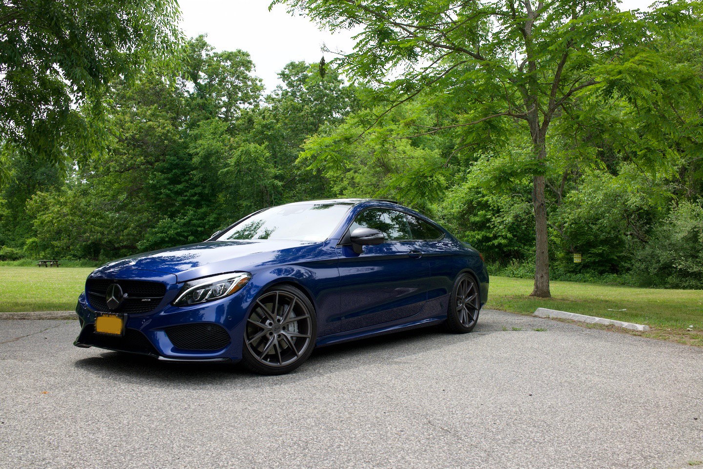 2017 Mercedes-Benz C43 AMG - Lease transfer 2017 Mercedes-AMG C43 Coupe - Used - VIN VINWDDWJ6EB3HF520 - 22,000 Miles - 6 cyl - AWD - Automatic - Coupe - Blue - Brooklyn, NY 11201, United States