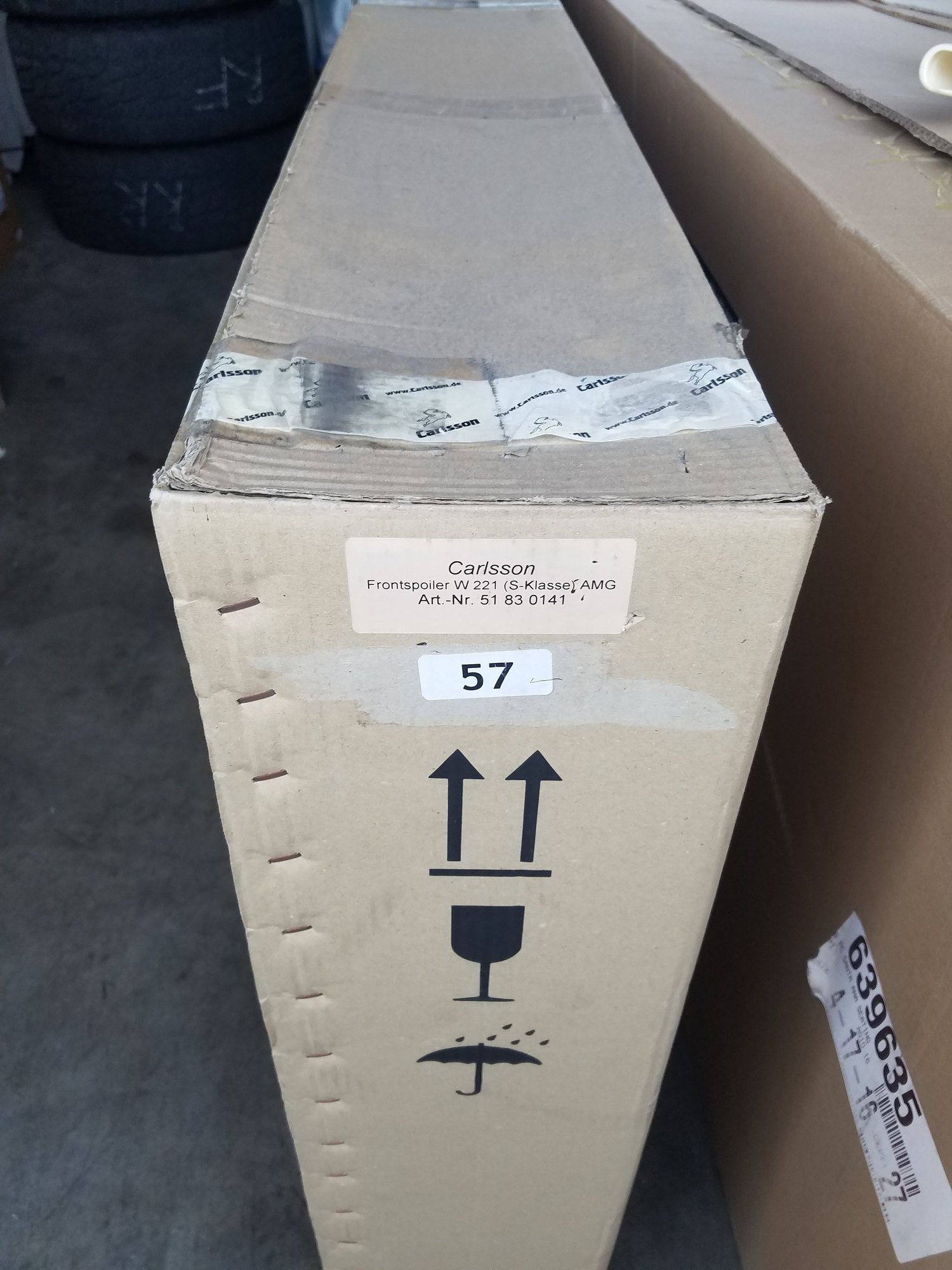 Exterior Body Parts - FS, Brand new Carlsson W221 Sport add on front spoiler - New - 2007 to 2009 Mercedes-Benz S550 - Seal Beach, CA 90740, United States