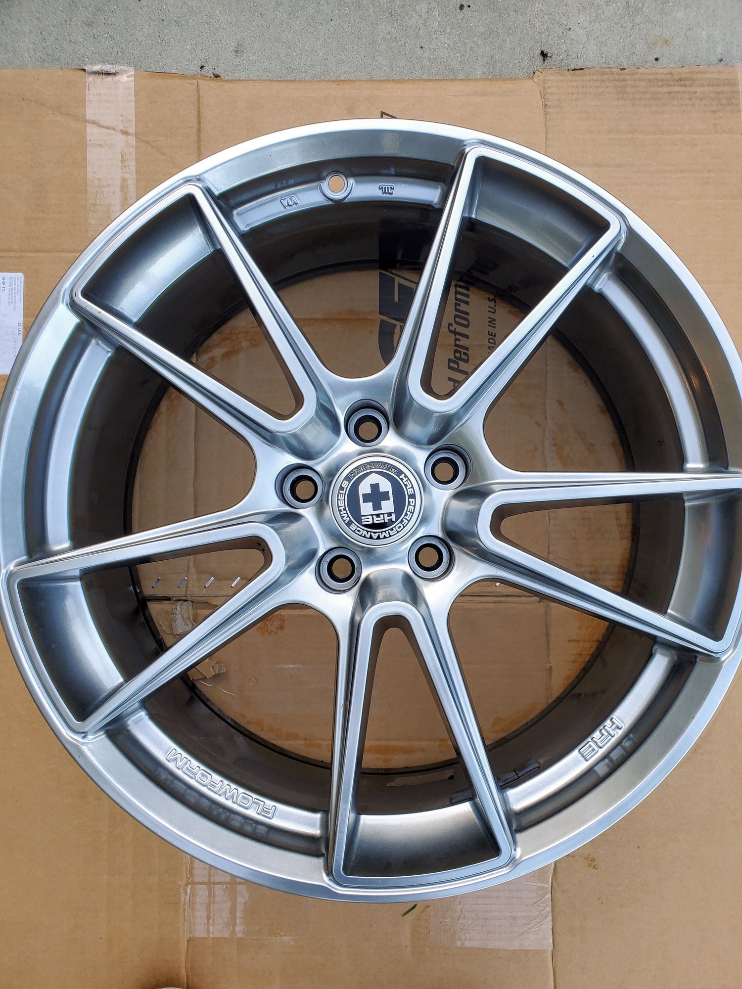 Wheels and Tires/Axles - HRE FF04 in silver for Mercedes W205 - Used - 2014 to 2021 Mercedes-Benz C300 - 2014 to 2021 Mercedes-Benz C250 - 2015 to 2019 Mercedes-Benz C350e - Laguna Beach, CA 92651, United States