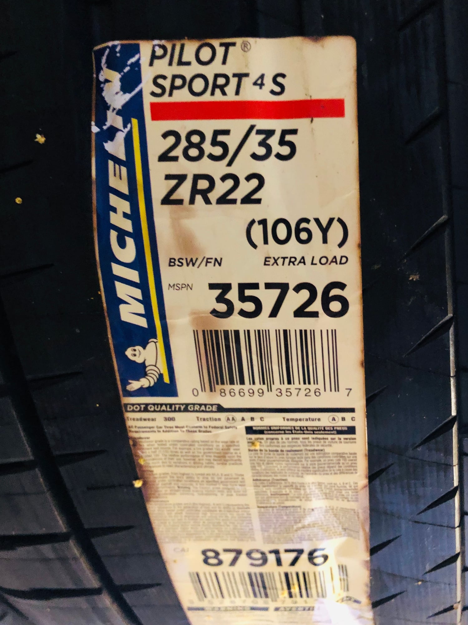 Wheels and Tires/Axles - Michelin PS4S "285/35/22 - New - Daimond Bar, CA 91765, United States