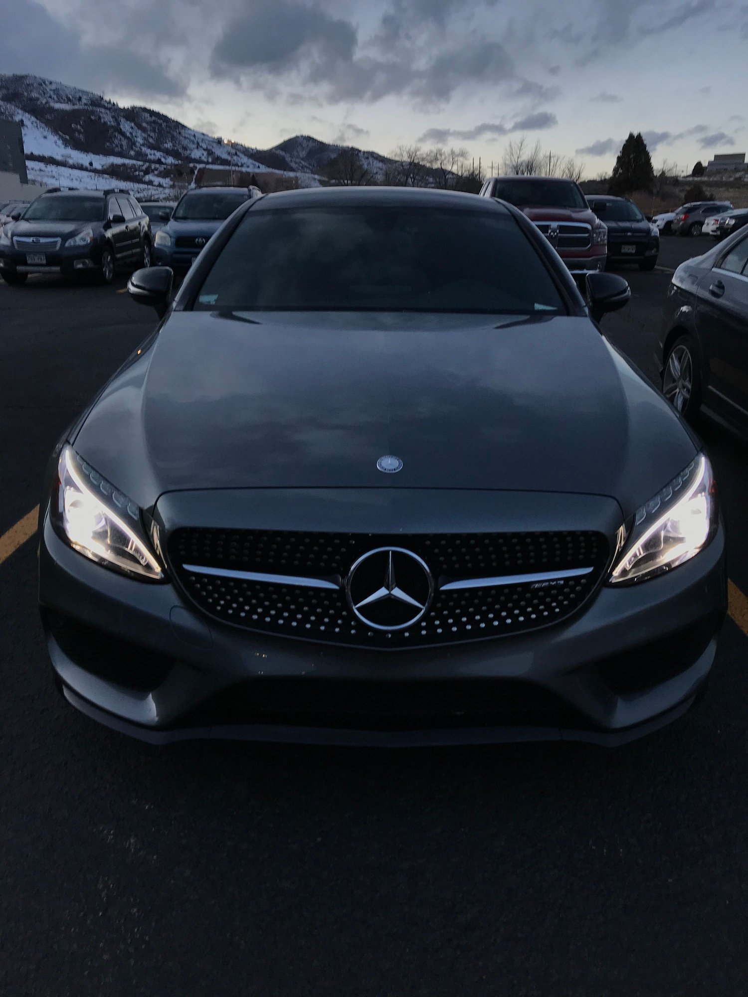 2017 Mercedes-Benz C43 AMG - 2017 C43 AMG Coupe - Selenite Grey - Used - VIN WDDWJ6EB0HF474890 - 24,500 Miles - 6 cyl - 4WD - Automatic - Coupe - Silver - Denver, CO 80124, United States