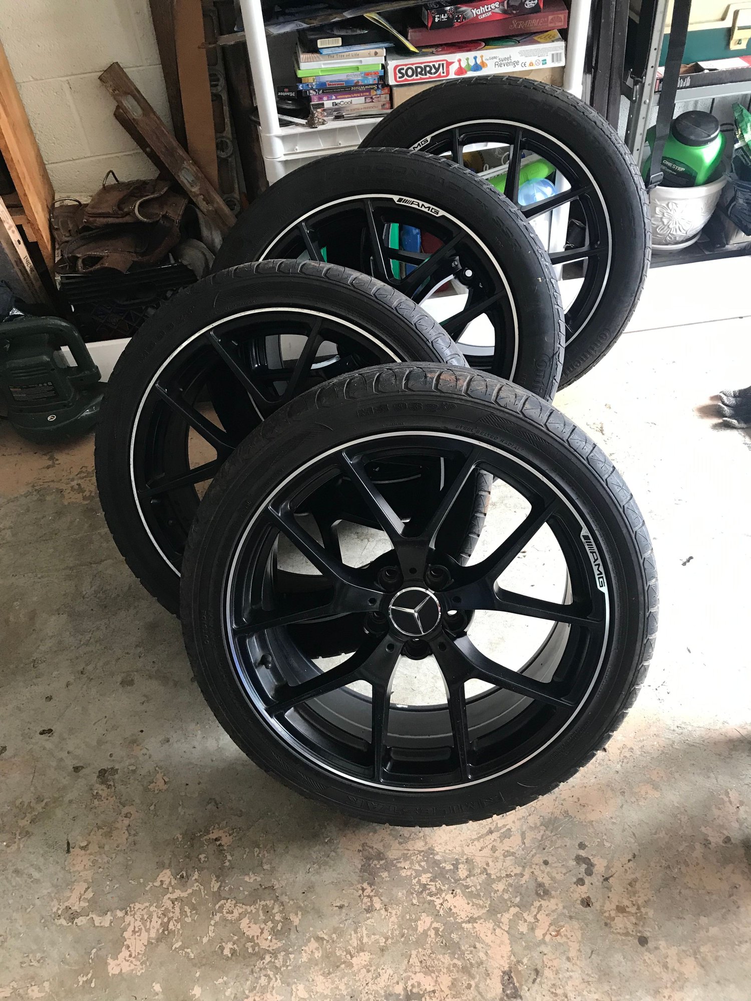 Wheels and Tires/Axles - AMG 19" staggered wheels - Used - 2002 to 2009 Mercedes-Benz E55 AMG - Bristol, TN 37620, United States