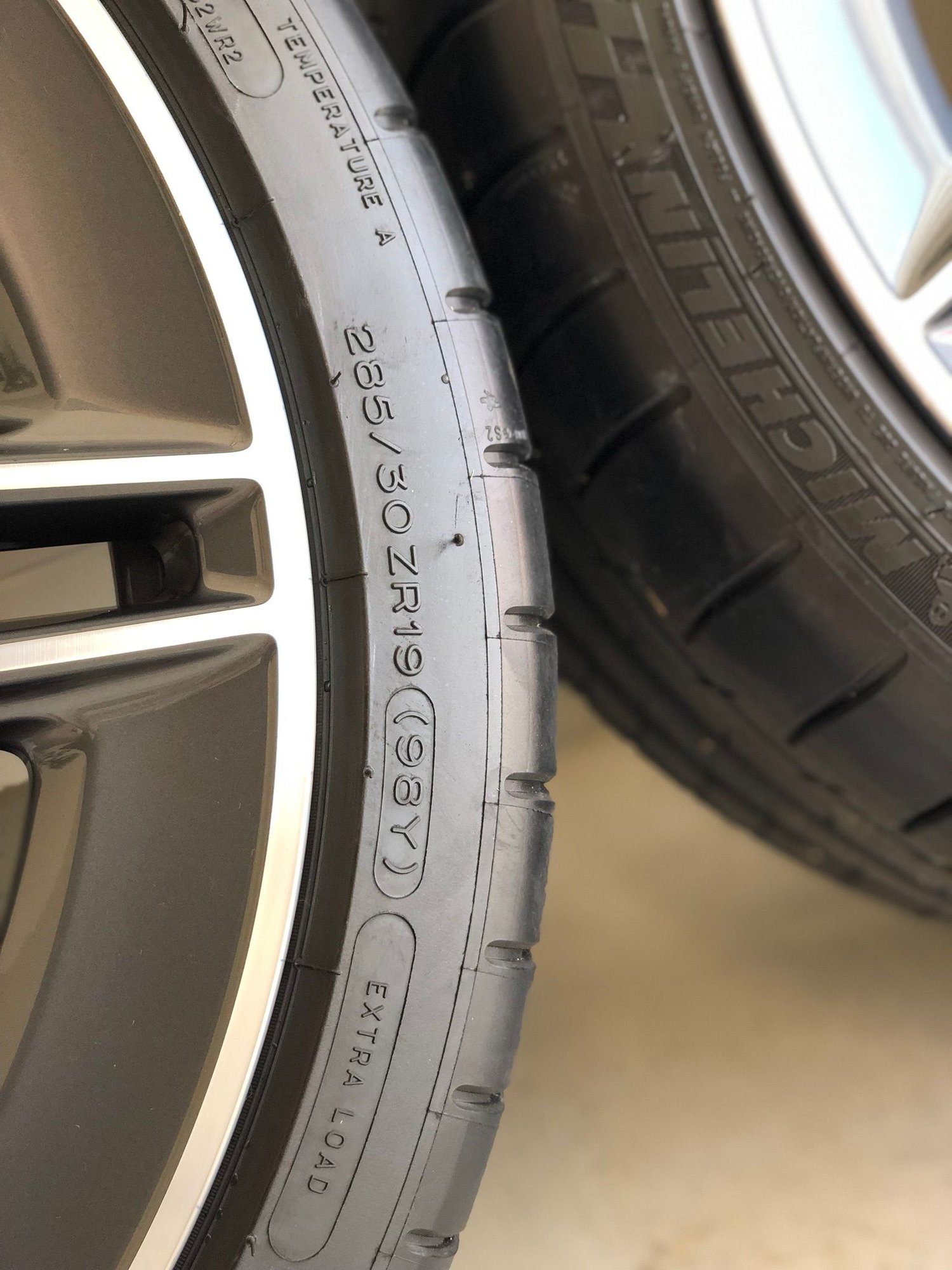 Wheels and Tires/Axles - OEM 2019 AMG C63S 5-Spoke Wheels with Michelin PSS Tires - New - 2019 to 2020 Mercedes-Benz C63 AMG S - Austin, TX 78739, United States