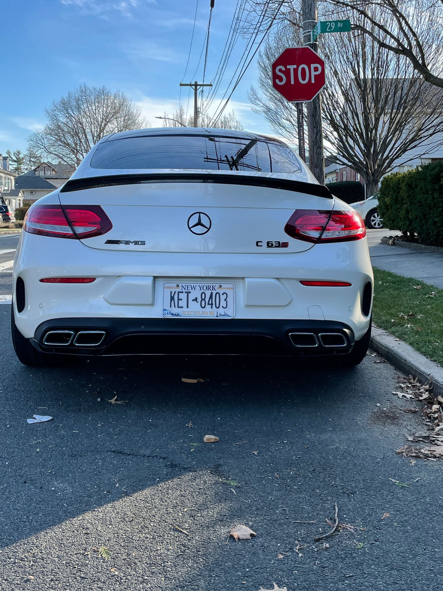 Exterior Body Parts - W205 edition one rear spoiler by RW carbon. - Used - 2017 to 2020 Mercedes-Benz C63 AMG - Bayside, NY 11360, United States